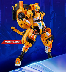 Metal Cardbot W Tachy Transformer Robot Cheetah Sports Car Korean Toy