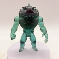 Street Sharks 5.5″ Action Figure Translucent Teal Bootleg Knock Off Resin KO