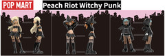 POPMART Peach Riot Witchy Punk Gigi Poppy Frankie Vinyl Figure Set New