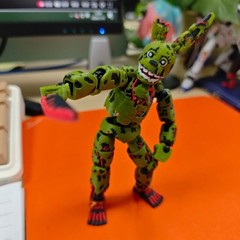 3D Printed FNAF Freddy Fazbear’S Pizza Springtrap Toys Action Figures Anime