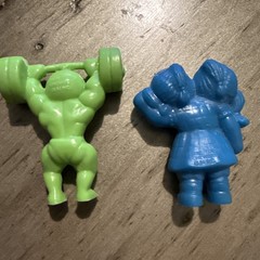 Vintage 1986 GPK Garbage Pail Kids PVC Plastic Mini Figures 1 1/2″