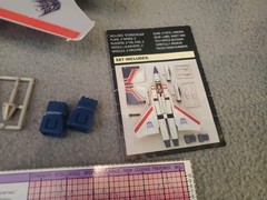1983 Vintage Transformers G1 Starscream Pre-Rub Complete W Instructions & Tech