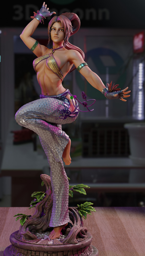 Tekken Christie Monteiro/3d Figure (25cm) Statue Professional Painted