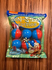 NECA 2022 HALLOWEEN TOY CAPSULE COLLECTION REN AND STIMPY EDITION BAG OF 9 NEW