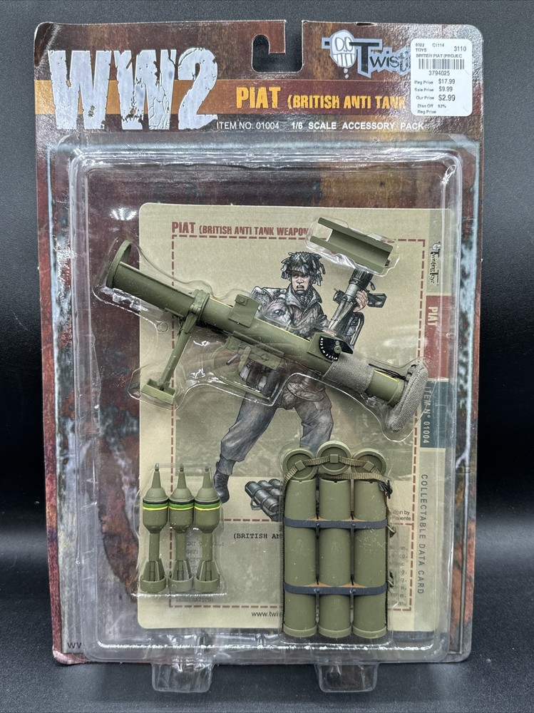 Twisting Toyz WW2 PIAT BRITISH ANTI TANK WEAPON 1/6 Accessory Pack #01004