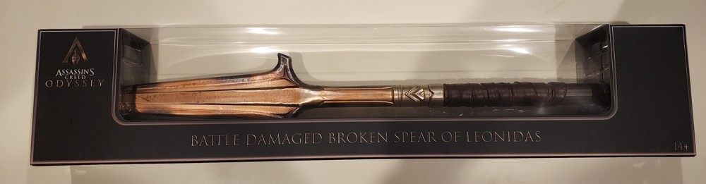 Assassin’s Creed Odyssey Battle Damage Broken Spear of Leonidas Replica Sealed