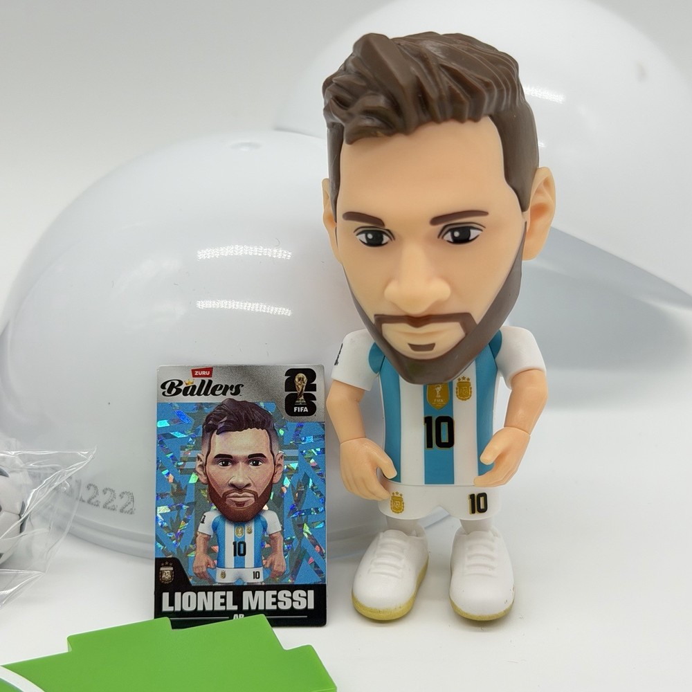 FIFA Zuru Ballers Lionel Messi #10 Argentina Surprise Figure World Cup Soccer