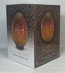 NOBLE COLLECTION GAME OF THRONES DROGON DRAGON EGG 8” AUTHENTIC PROP REPLICA