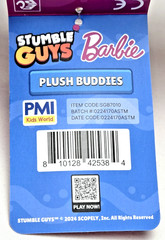 S/2 Barbie Stumble Guys Plush Buddies 8″ Limited Edition Mattel 2024 NWT