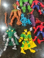 HUGE LOT Marvel Super Hero Mashers -Spiderman, Doc Ock, Groot, Hulk, Loki + more