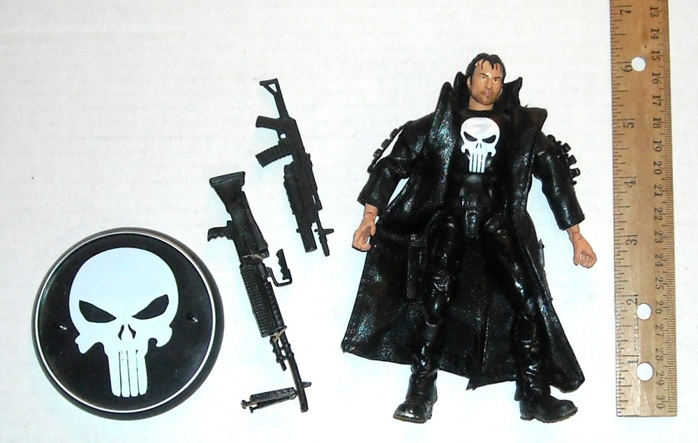 Marvel Legends PUNISHER Thomas Jane MCU 2004 ToyBiz Series VI 6 VHTF RARE