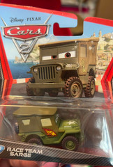 Disney Pixar Cars 2 Race Team Sarge Diecast 1:15 Military Jeep