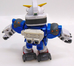 Gundam Force SD Captain Chibi Action Figure Toy 2003 Bandai Musha Vintage NICE