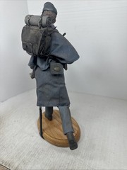 1/6 CUSTOM CIVIL WAR UNION “YANKEE” CHARGING INFANTRYMAN MUSKET + OAK STAND