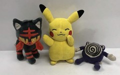 Huge Pokémon Lot! Talking Pokédex + Ash + 30+ Figures, Plushies, Games AS IS