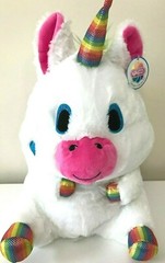 Giant Large White Unicorn Plush 15”. Extra Soft. Nanco. Stuffed Animal Toy. New