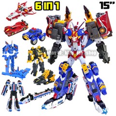Tobot V Galaxy Detectives 8″ Figure Vehicle Transformer Robot Boy Toy Alpha Plus