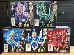 2010 Bandai Saint Seiya Myth Cloth V1 First Bronze Cloth Saints 5 Figure Set