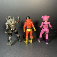Fortnite 4″ Action Figure Lot Of 3 Cuddle Team, Joltara, Omega – No Accessories