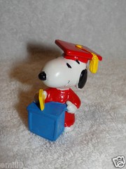 NEW SET OF 2 SNOOPY CLASS OF COOL 2.5 “APPLAUSE 1971 VINTAGE FIGURE GRADUATION