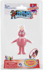 (Set of 2) World’s Smallest STRETCHIES YO GABBA! Squish Fidget Foofa Brobee Toy