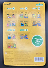 New Super7 Sesame Street Grover 3 3/4″ Reaction Action Figure Unpunched