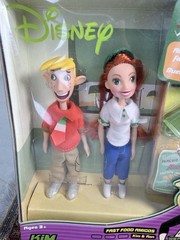 Disney Kim Possible Fast Food Amigos Kim & Ron 4″ dolls NEW Equity Marketing