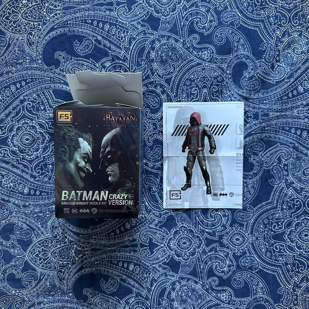 F5 Batman Arkham Knight RED HOOD 3.75″ figure Model Kit YUANYE Crazy Edition MIB