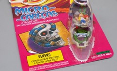 Vintage Bluebird MIGHTY MAX Shrunken Heads WRAPTILE skull SEALED Portuguese MOC