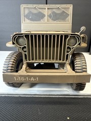 Hasbro GI Joe 12″ WWII 1941 Jeep Willys US Army 1:6 Scale W/ Turret Gun (2001)