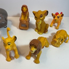 Disney Lion King Movie Figure Lot of 8 Plastic & Rubber Figures