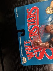 WWE LJN lot of two Stone Cold Black Card and The Rock Blue Card 8” Figures