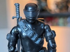Vintage GI Joe Snake Eyes V2 Complete with File Card 1985 Hasbro