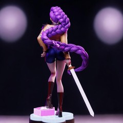 Fanart Figure Rumi airbrush painted 9.8 inch Adult 17+