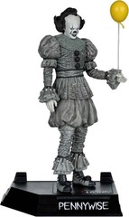 Movie Maniacs IT Welcome to Derry 6″ Static Figure – Pennywise Black and White