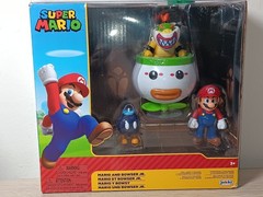*FREE SHIP* 2.5″ BOWSER JR CLOWN CAR Super Mario World of Nintendo ~RARE~