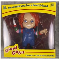 CultureFly Chucky Good Guys 4.5 Inch Vinyl Figure Childs Play Horror Collectible