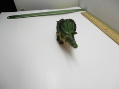 1999 Animal Planet Green Triceratops Dinosaur Jurassic Dino Figure