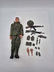 Lot of 21st Century Toys Vietnam Era US Soldier (4 with Accessories) + In Time