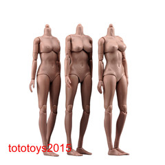 us stock 1/6 Pale Suntan Large Chest Flexible Body Female Action Figure Model