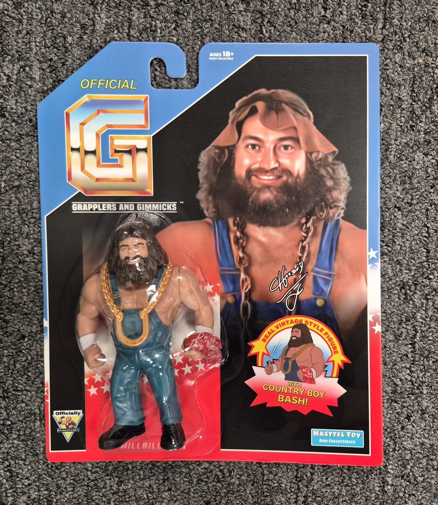 WWE Hillbilly Jim WWF HASTTEL TOYS Grapplers and Gimmicks NEW Retro Wrestling