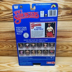 WWE Superstars LJN Series 2 ROWDY RODDY PIPER 1980’s 8″ Retro Figure BLUE CARD
