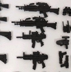 Miscellaneous Action Figure Weapons Accessories Lot Guns Knives Star Wars