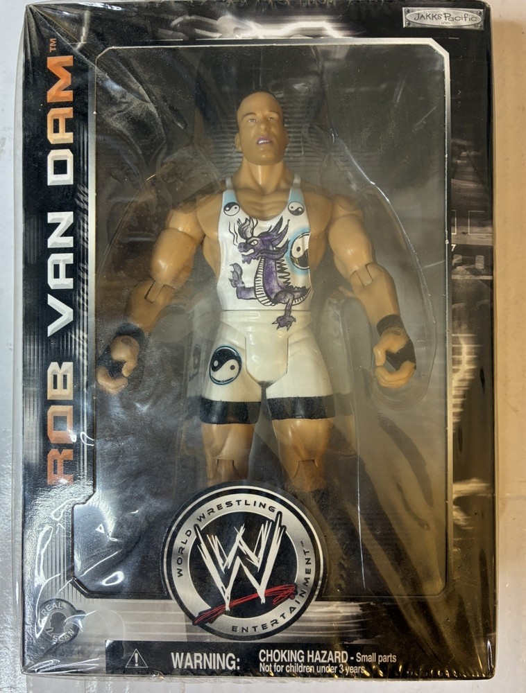 Rob Van Dam RVD WWE WWF Jakks Pacific 2004 Action Figure Best Buy exclusive