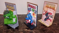 Lot 3 Loot Crate Marvel 3D Comic Standee Figures Hulk Captain America Avengers🔥