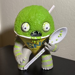The Abominable Snow Cone Lime Edition Designer Vinyl Figure Jason Limon