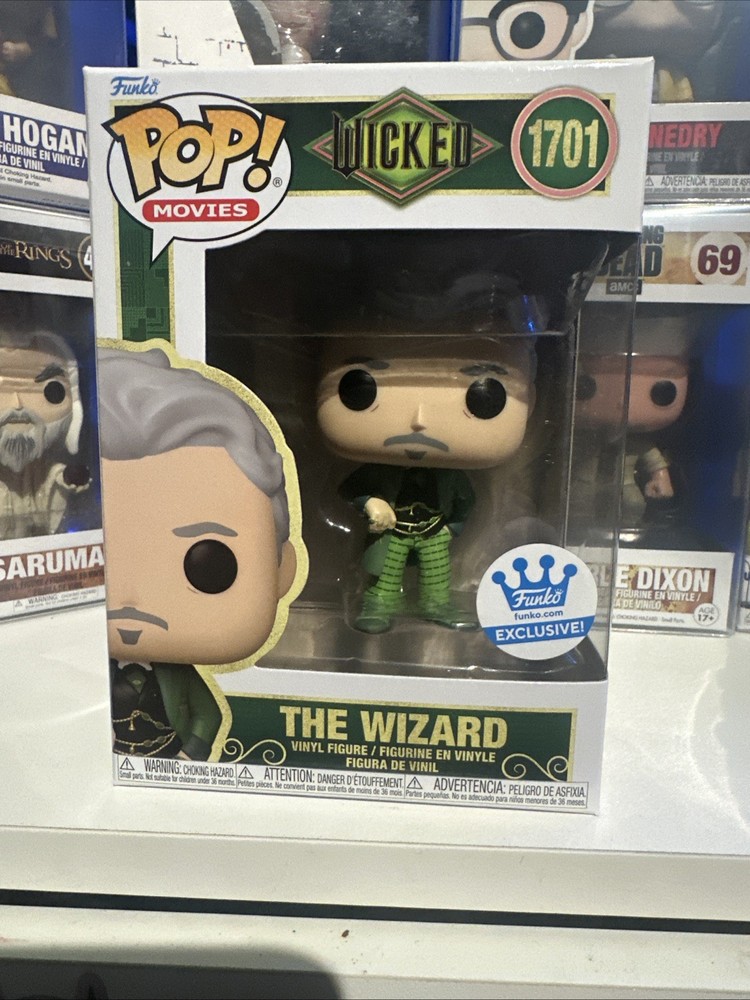 Funko Pop Wicked The Wizard #1701 + Free Protector