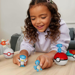 MEGA Pokémon Action Figure Building Toys Set, Water-Type Trainer Team with 79 Pi