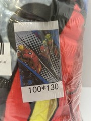 Marvel Avengers Spider-Man, Iron Man, and Gamora 50×40 Kids Plush Throw Blanket