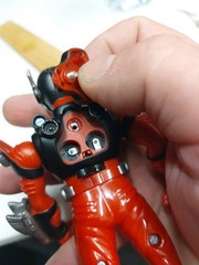 Karmen Rider BLUE KNIGHT and RED FIGURE As Shown R42 6 Inch Lot Of 2